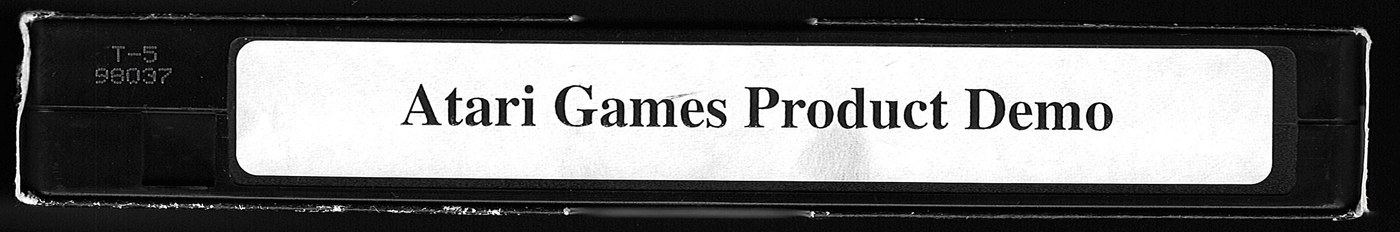 Atari Games Product Demo tape spine
