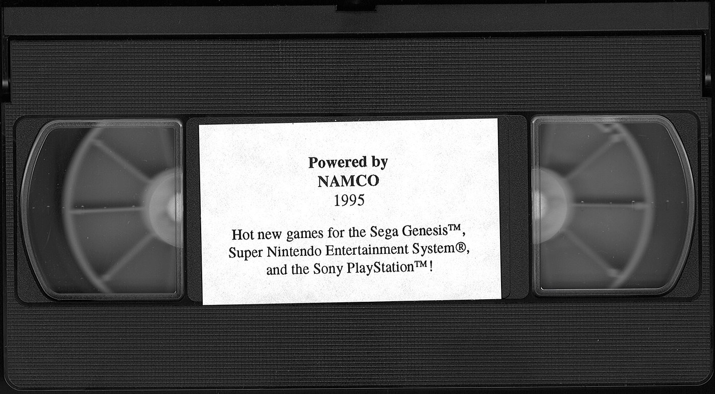 Powered By Namco tape label