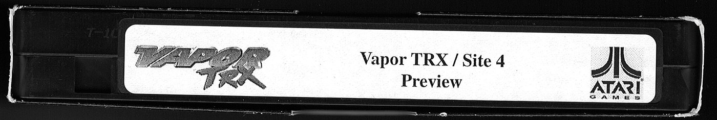 Vapor TRX and Area 51: Site 4 tape spine