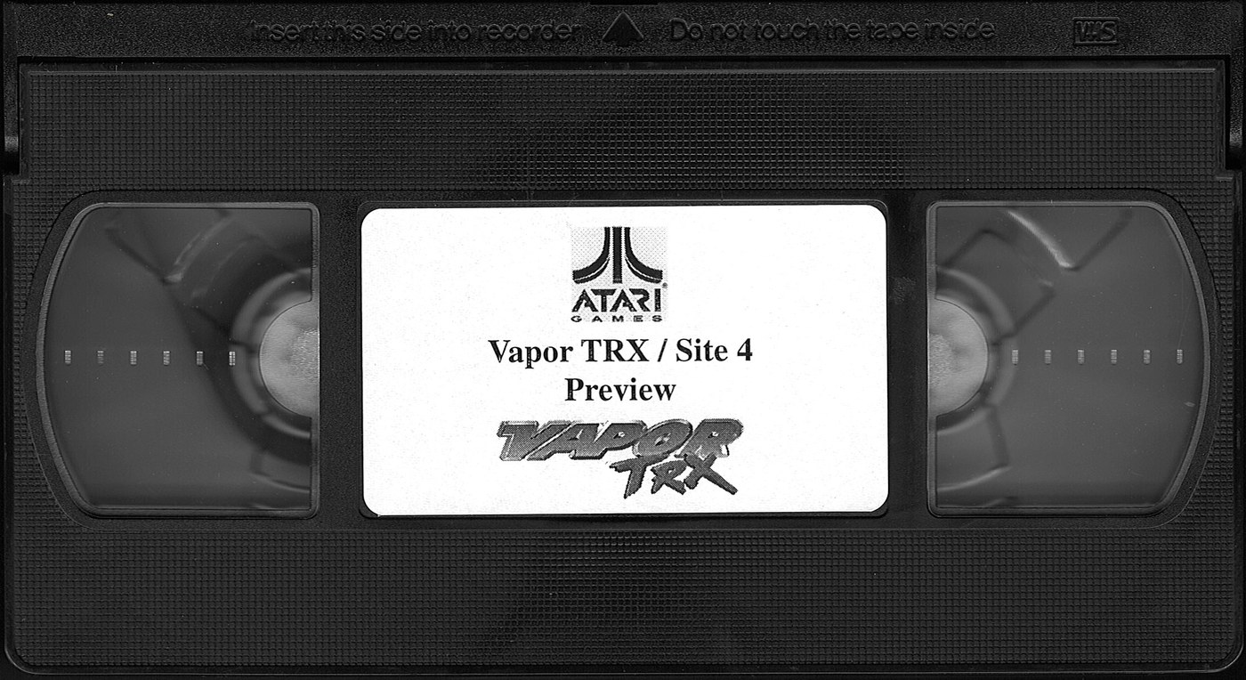 Vapor TRX and Area 51: Site 4 tape label